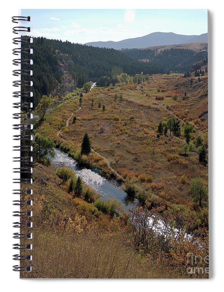 Wilderness Spiral Notebook featuring the photograph Sluice Boxes Primitive State Park by Kae Cheatham