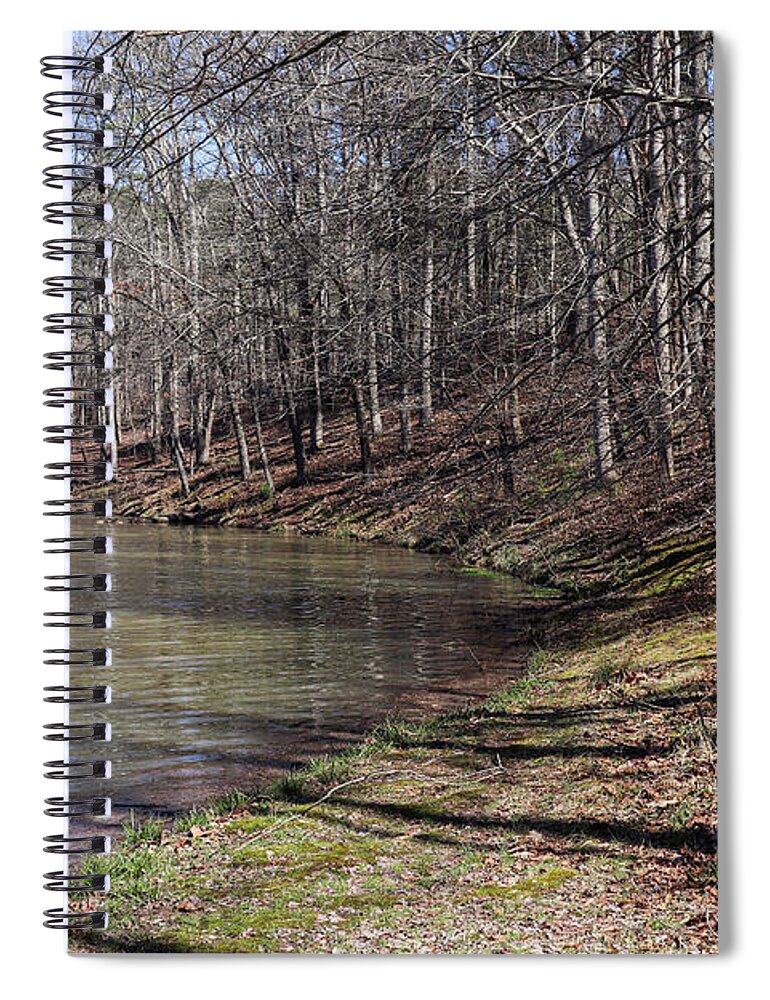 James H. Sloppy Floyd State Park Spiral Notebook featuring the photograph Sloppy Floyd Lake Forest by Ed Williams