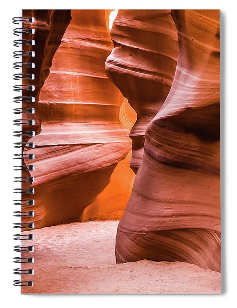 Antelope Canyon Spiral Notebook featuring the photograph Slots 2 Antelope Canyon Arizona by Louis Dallara