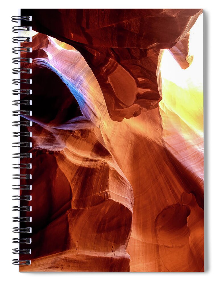 Antelope Canyon Spiral Notebook featuring the photograph Slots Antelope Canyon,Arizona by Louis Dallara