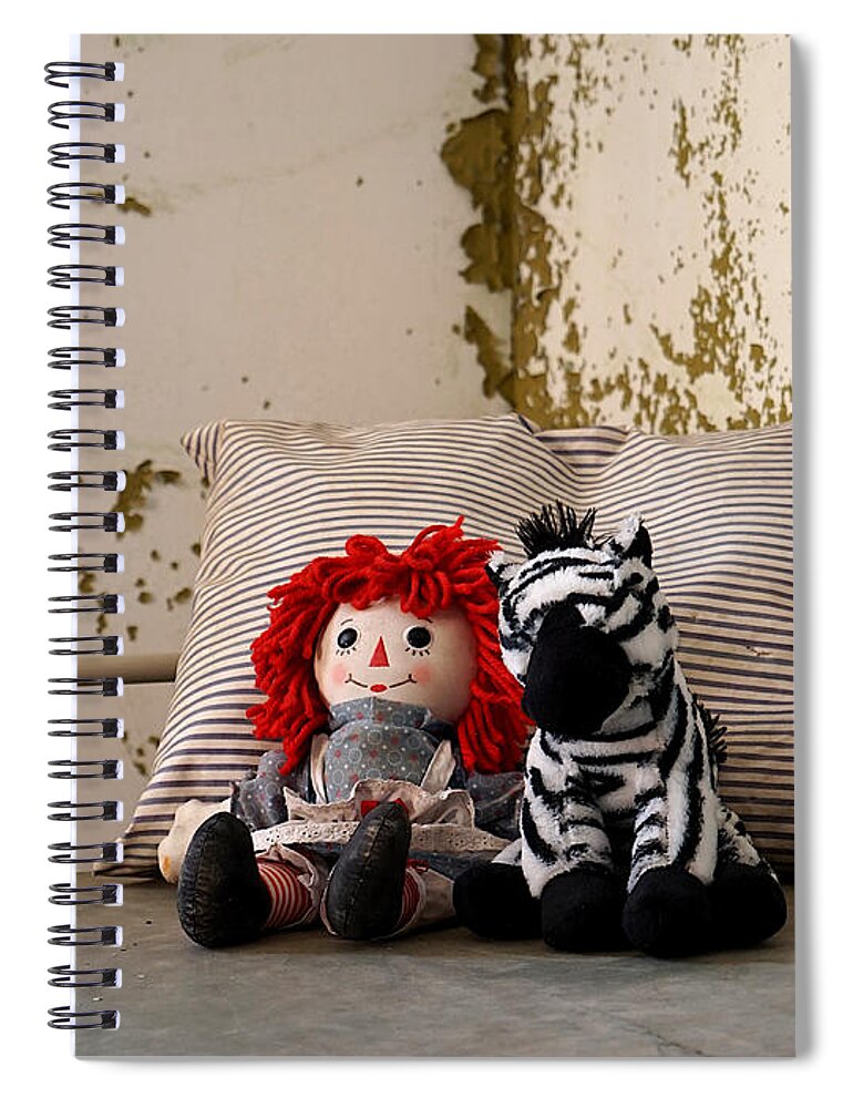 Richard Reeve Spiral Notebook featuring the photograph Small Comforts by Richard Reeve
