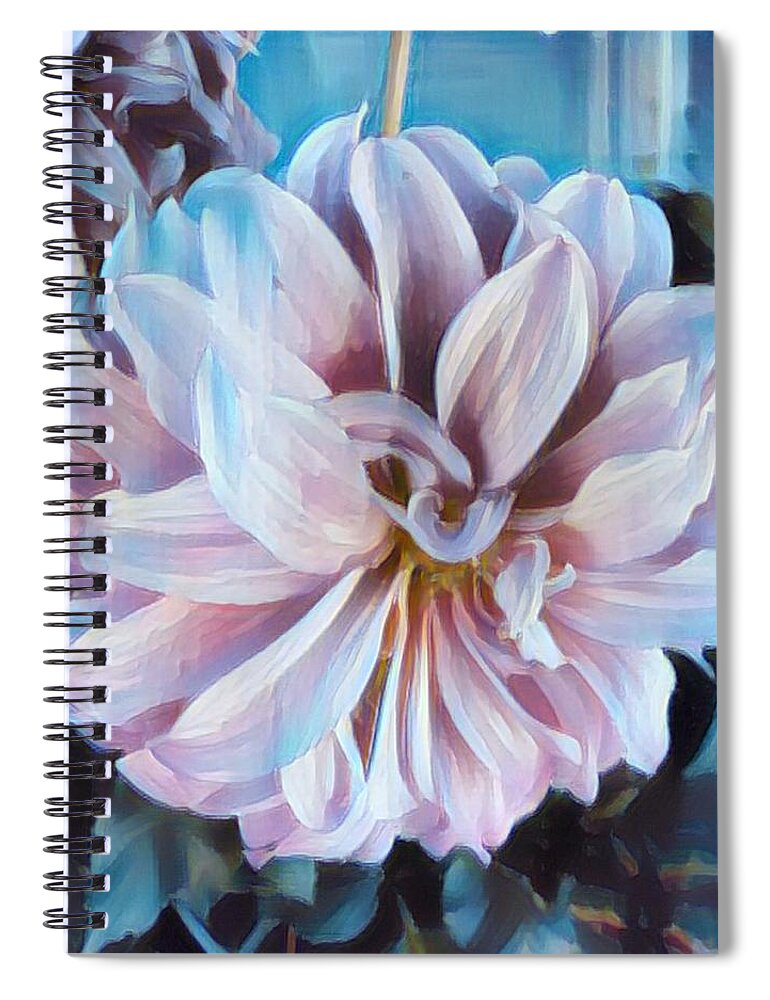 Flower Spiral Notebook featuring the photograph Smile by Juliette Becker