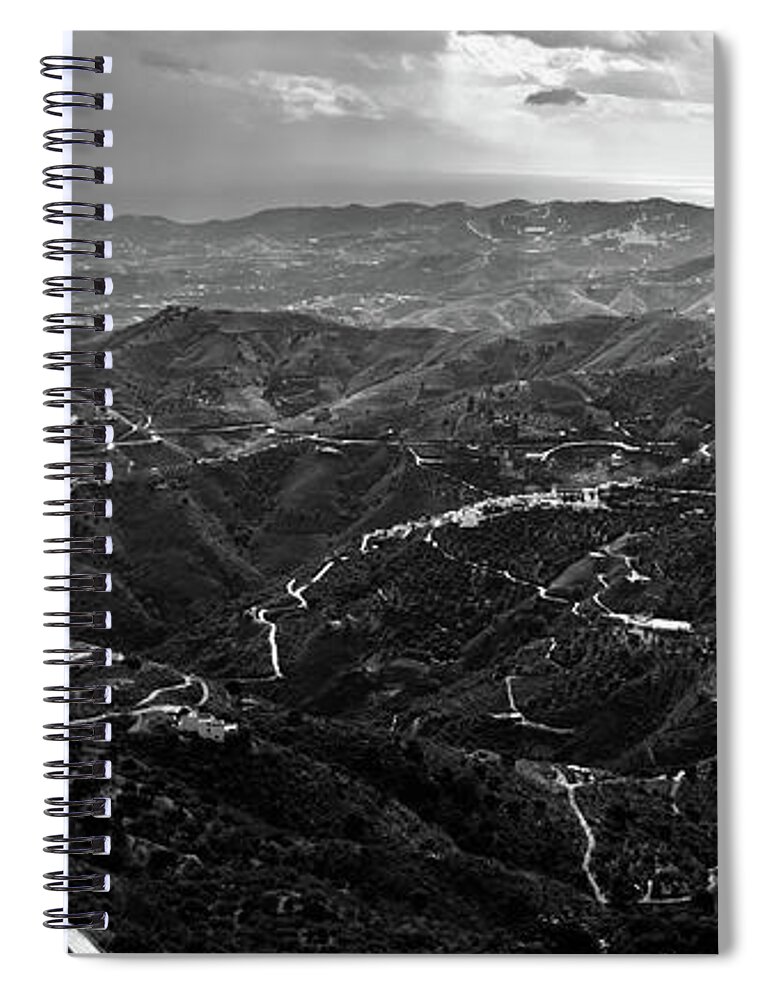Axarquia Spiral Notebook featuring the photograph Snail trails by Gary Browne