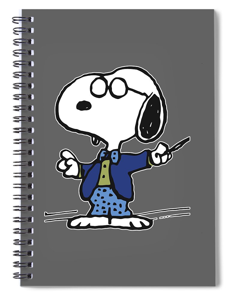 Snoopy Teacher Spiral Notebook by Suddata Cahyo - Pixels