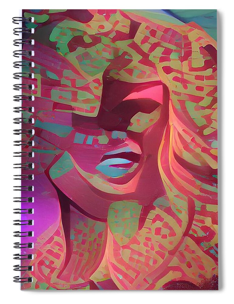  Spiral Notebook featuring the digital art So Surreal by Rod Turner