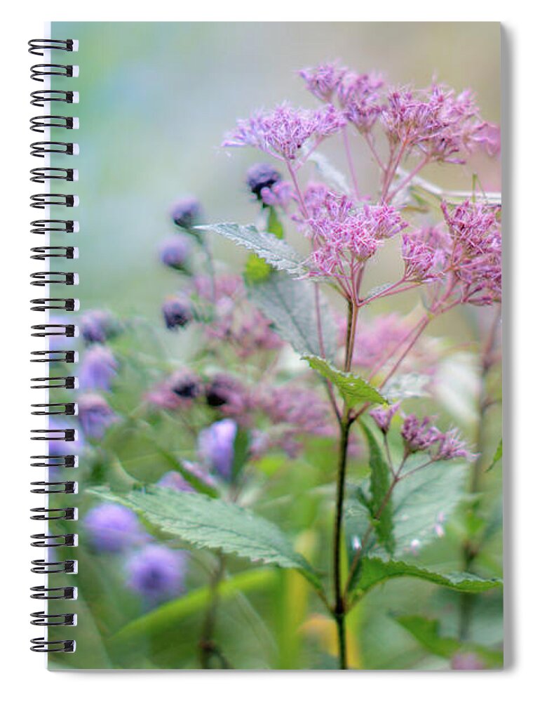 Nature Spiral Notebook featuring the photograph Soft Floral Colors by June Marie Sobrito