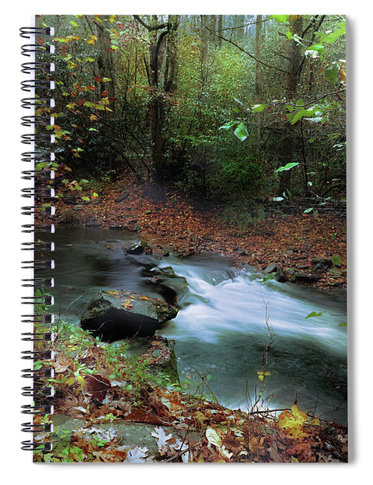 River Spiral Notebook featuring the photograph Solitude by Rick Lipscomb