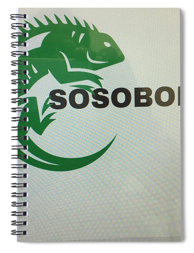  Spiral Notebook featuring the photograph Sosobone $ by Trevor A Smith