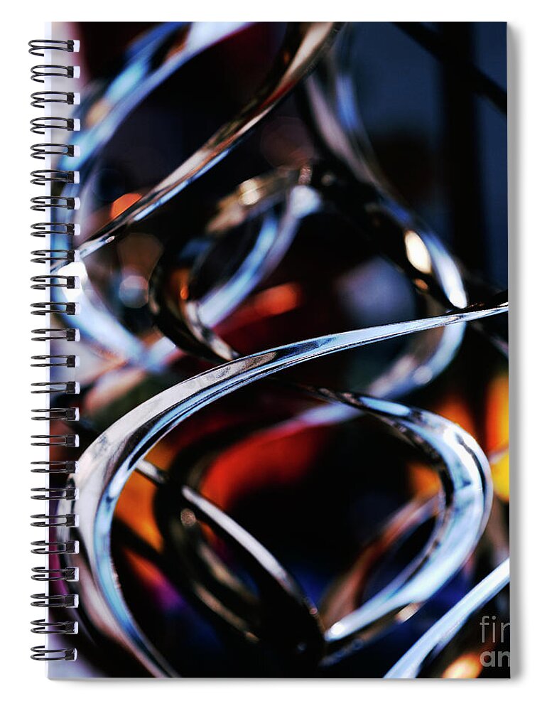 Abstract Spiral Notebook featuring the photograph Spectrum by RicharD Murphy