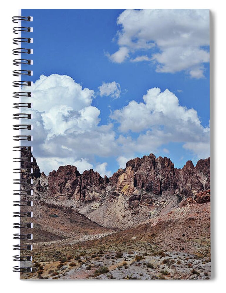 Mountain Spiral Notebook featuring the photograph Spirit Mountains Landscape by Gaby Ethington