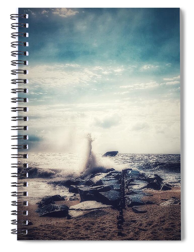 Spirit Of The Sea Spiral Notebook featuring the photograph Spirit of the Sea by Dark Whimsy