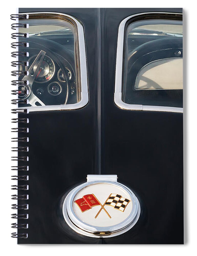 Chevrolet Spiral Notebook featuring the photograph Split Image by Dennis Hedberg