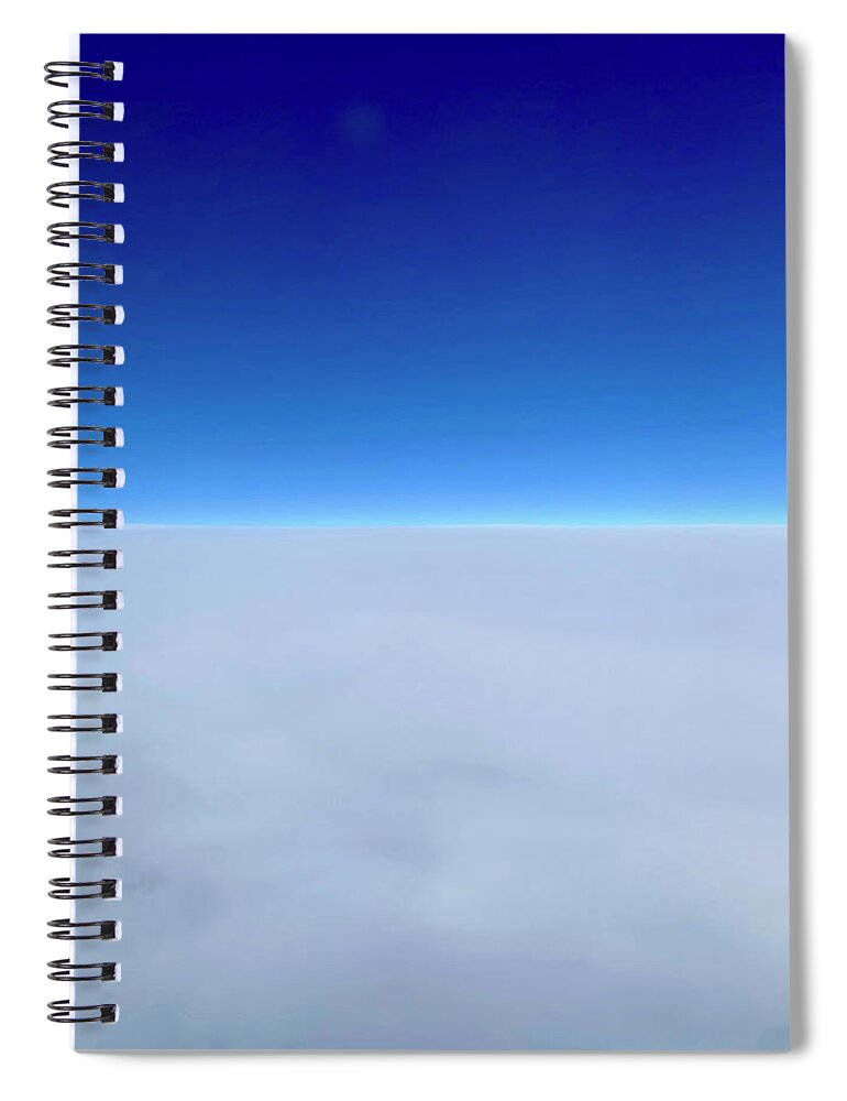 Dv8 Spiral Notebook featuring the photograph Split Sky by Jim Whitley