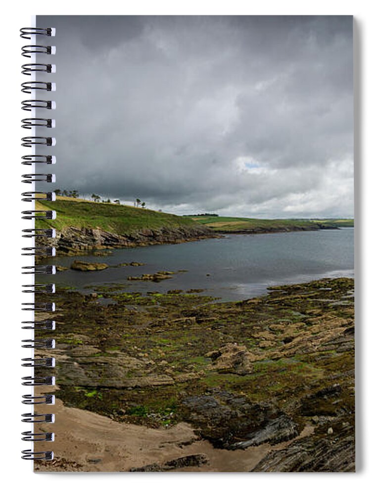 Sandycove Spiral Notebook featuring the photograph Sprayfield Vista by Mark Callanan