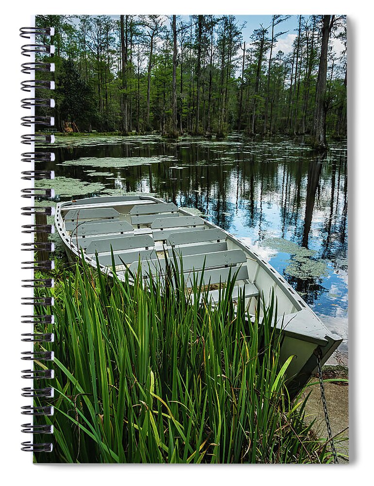 Cypress Gardens Spiral Notebook featuring the photograph Spring at the Cypress Gardens 2 by Dimitry Papkov