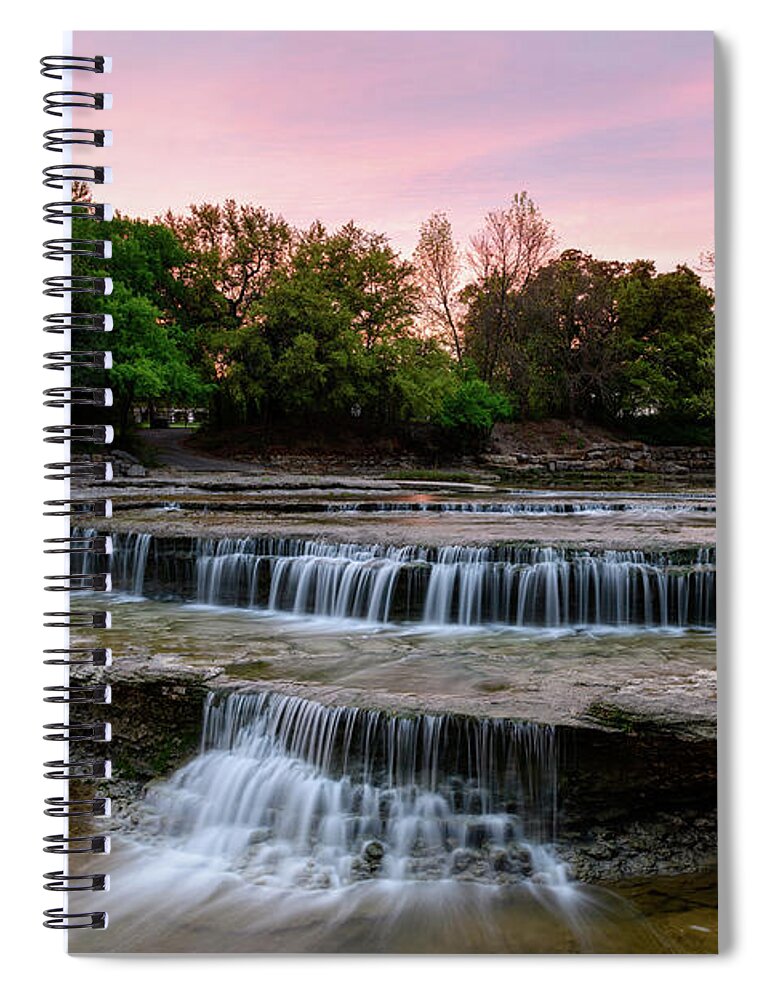Airfield Falls Spiral Notebook featuring the photograph Spring Colors by Michael Scott