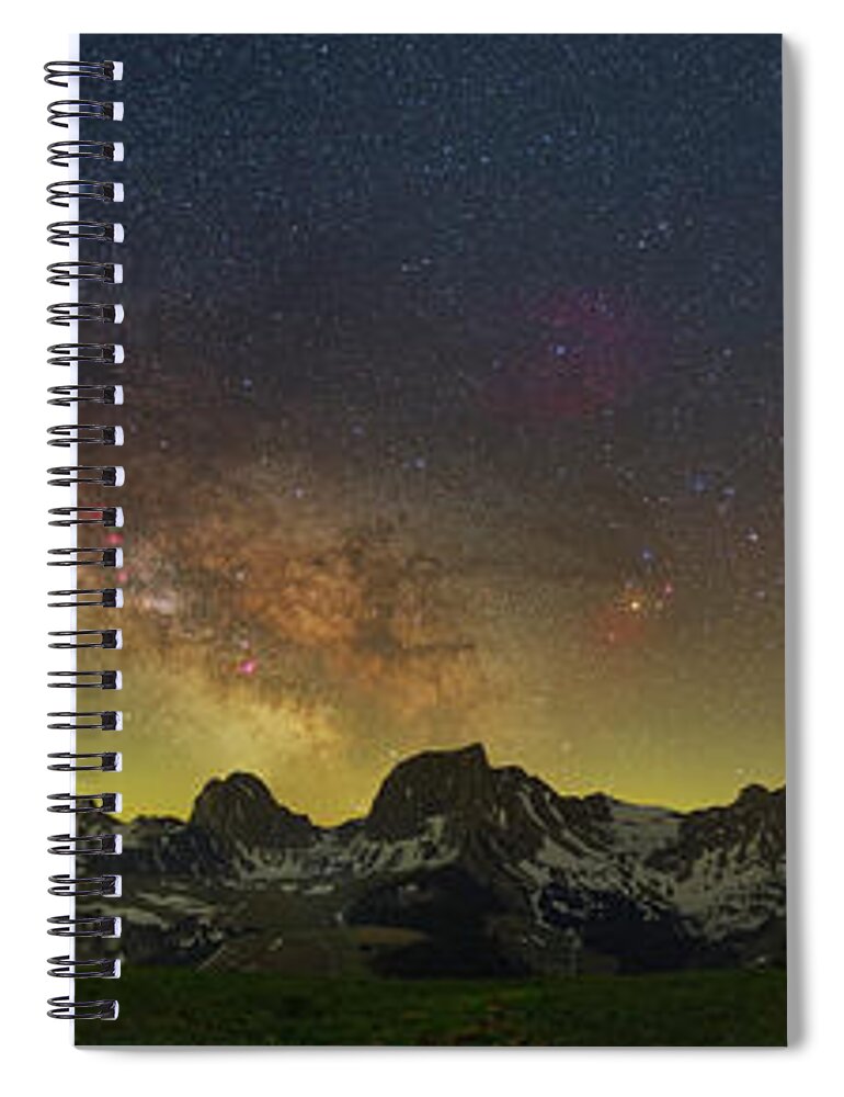 Mountains Spiral Notebook featuring the photograph Spring Colors by Ralf Rohner