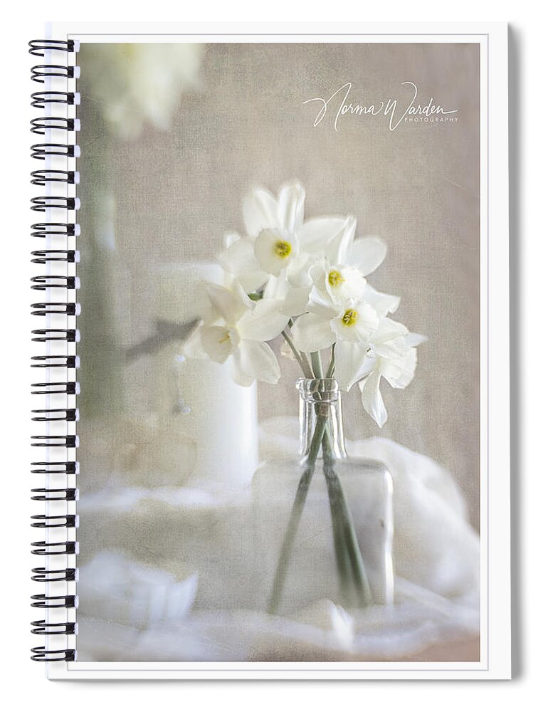 Flowers Spiral Notebook featuring the photograph Spring Daffodils by Norma Warden
