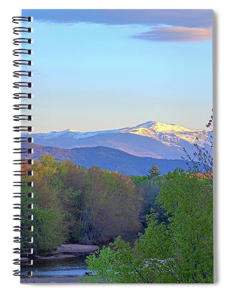 Mt Washington Nh Spiral Notebook featuring the photograph Spring in The White Mountains by John Rowe