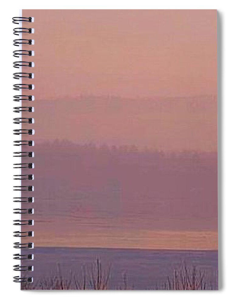 Lake Spiral Notebook featuring the photograph Spring Lake Melts by John Anderson
