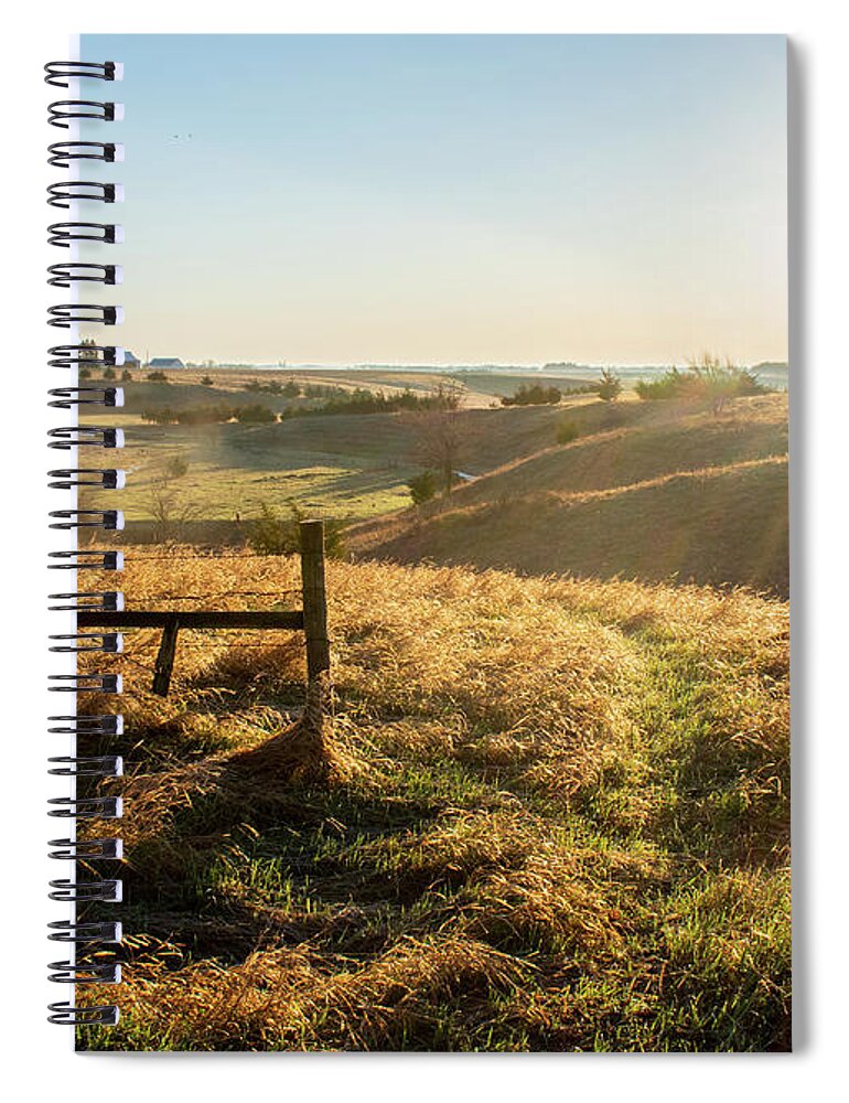 Spring Sun Spiral Notebook featuring the photograph Spring Sun by Troy Stapek