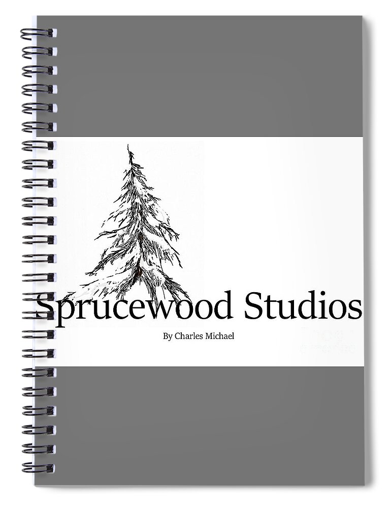 Photography Spiral Notebook featuring the photograph Sprucewood Studios by Charles Vice