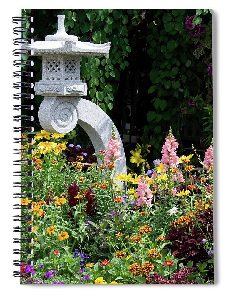 Square Zen Spiral Notebook featuring the photograph Square Zen by Dylan Punke