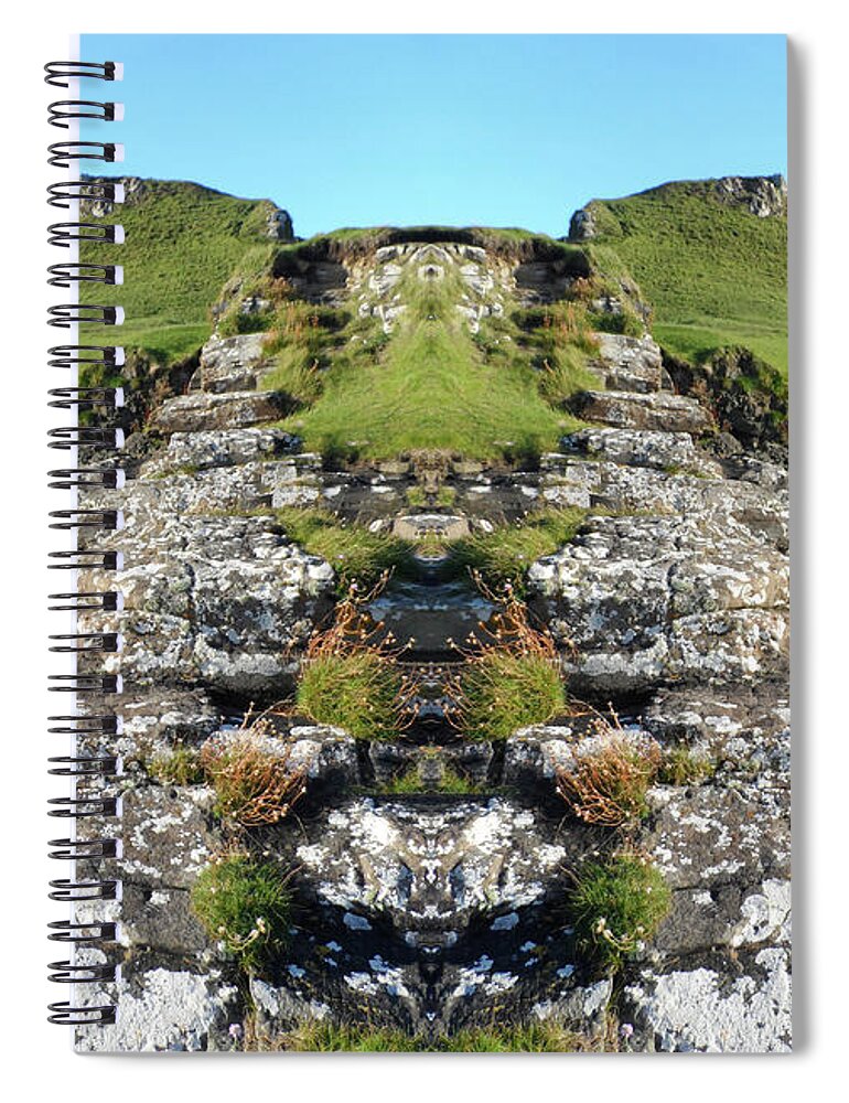 Isle Of Skye Spiral Notebook featuring the photograph Staidhre by PJ Kirk