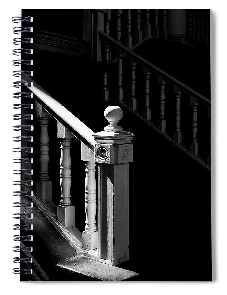 Staircase Spiral Notebook featuring the photograph Staircase, San Francisco by Donald Kinney