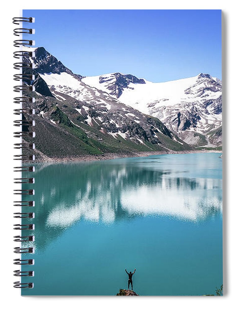 Adventure Spiral Notebook featuring the photograph Reaching the dream by Vaclav Sonnek