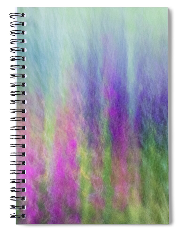 Abstract Spiral Notebook featuring the photograph Stay Bright by Christi Kraft
