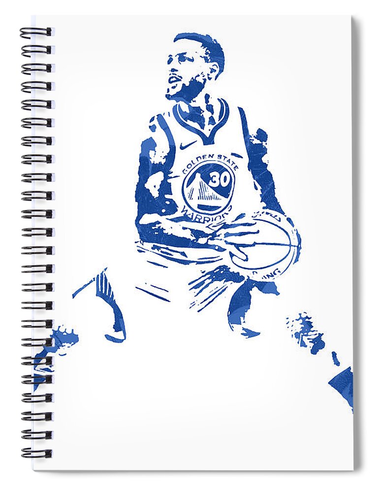 Stephen Curry #30 Golden State Warriors Jersey Spiral Notebook