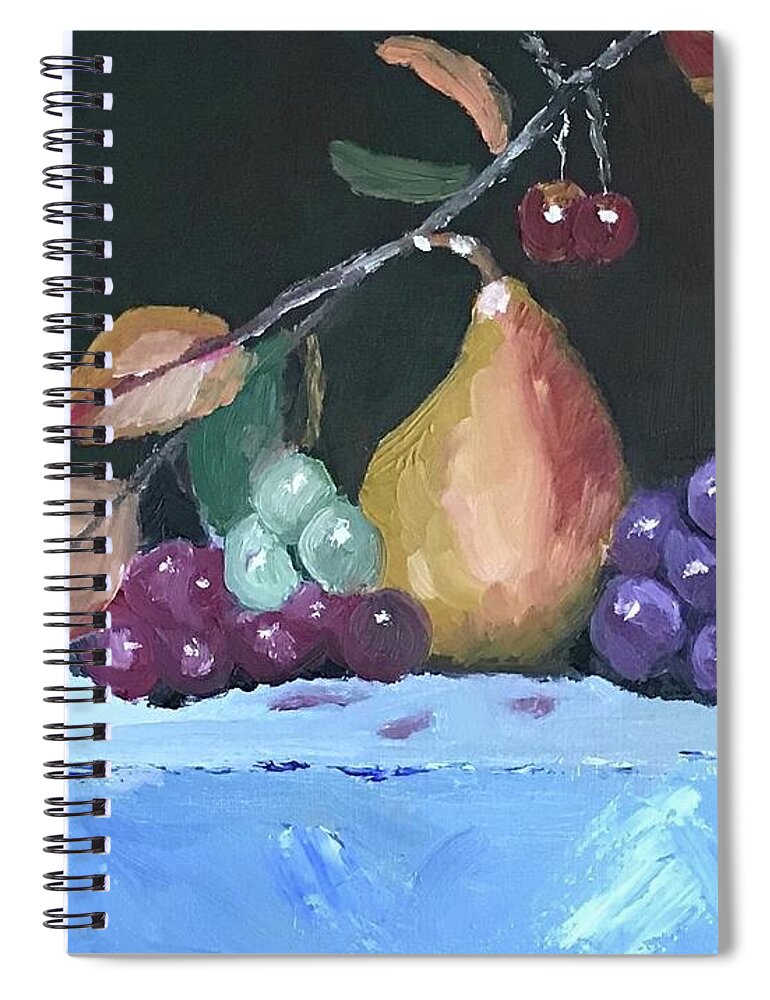 Original Art Work Spiral Notebook featuring the painting Still Life #2 by Theresa Honeycheck