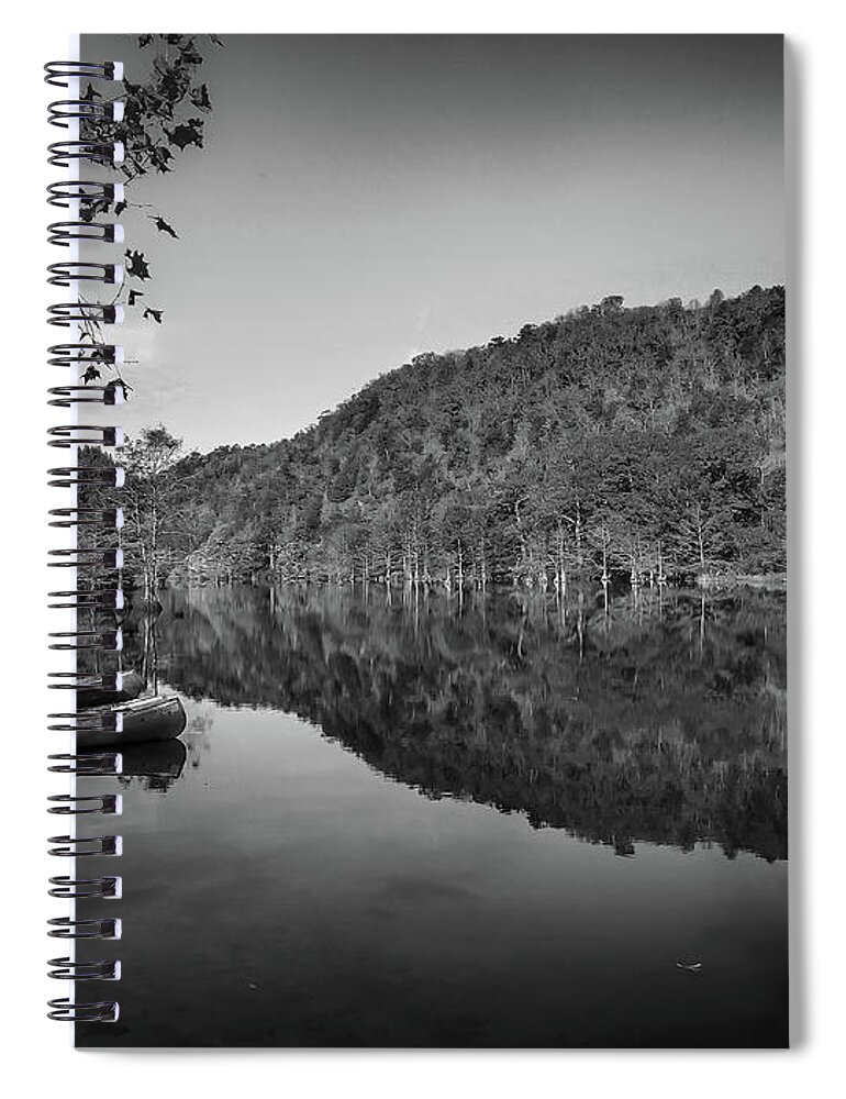 Oklahoma Spiral Notebook featuring the photograph Still Reflection by Pam Rendall