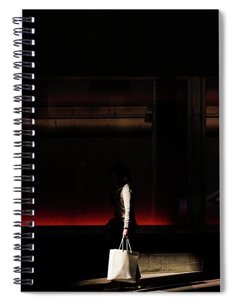 Europe Spiral Notebook featuring the photograph Stockholm street by Alexander Farnsworth