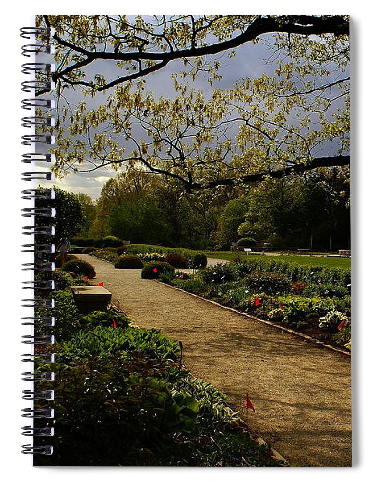 Boerner Botanical Garden Spiral Notebook featuring the photograph Storm Approaching by Deb Beausoleil