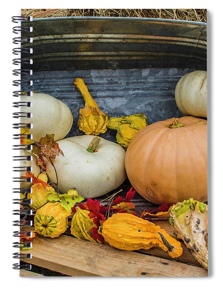 Seasonal Spiral Notebook featuring the photograph Straight From The Farm by Robert Wilder Jr