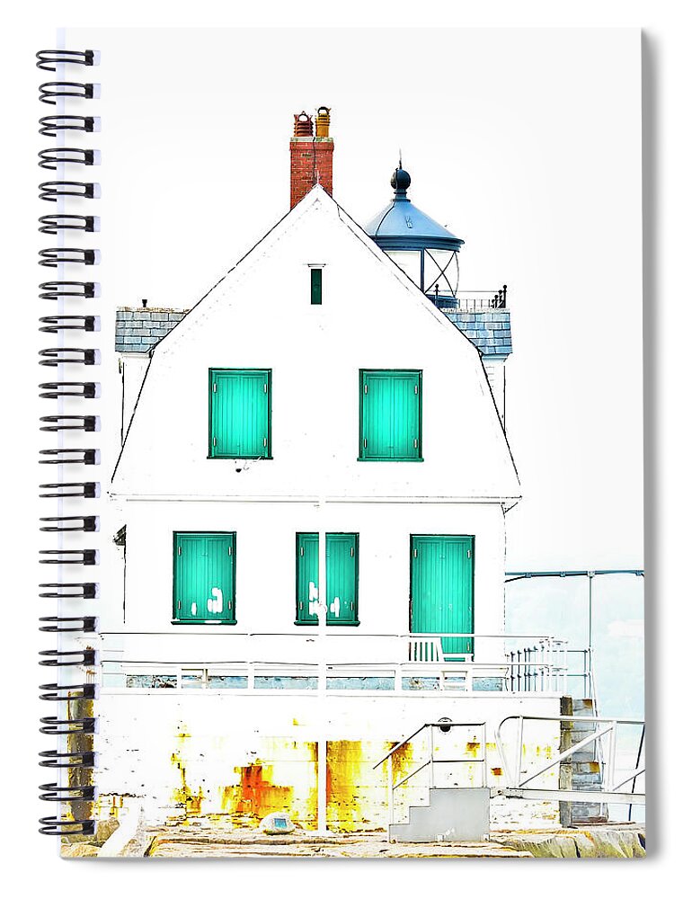 Rockland Spiral Notebook featuring the photograph Straight On by Jeff Cooper