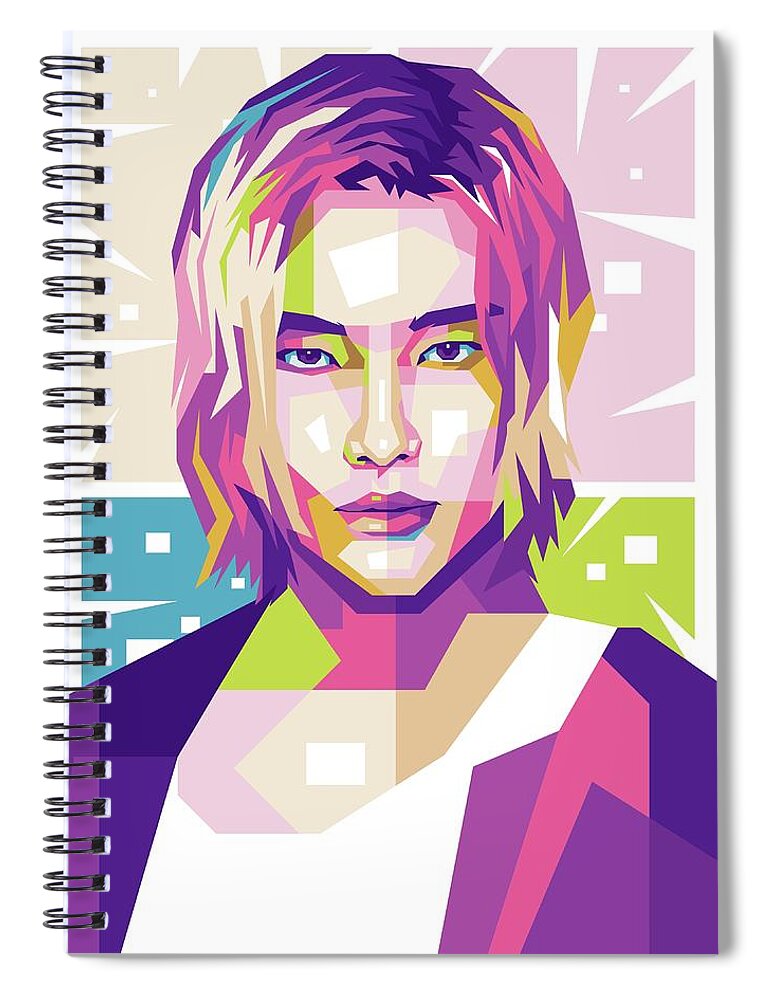 Stray Kids Hyunjin Spiral Notebook by Rochefort Artwork - Pixels