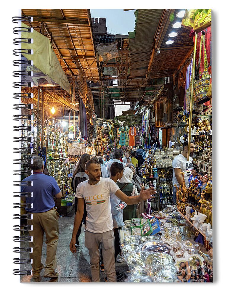 Street Spiral Notebook featuring the photograph Street Vendors by Tom Watkins PVminer pixs