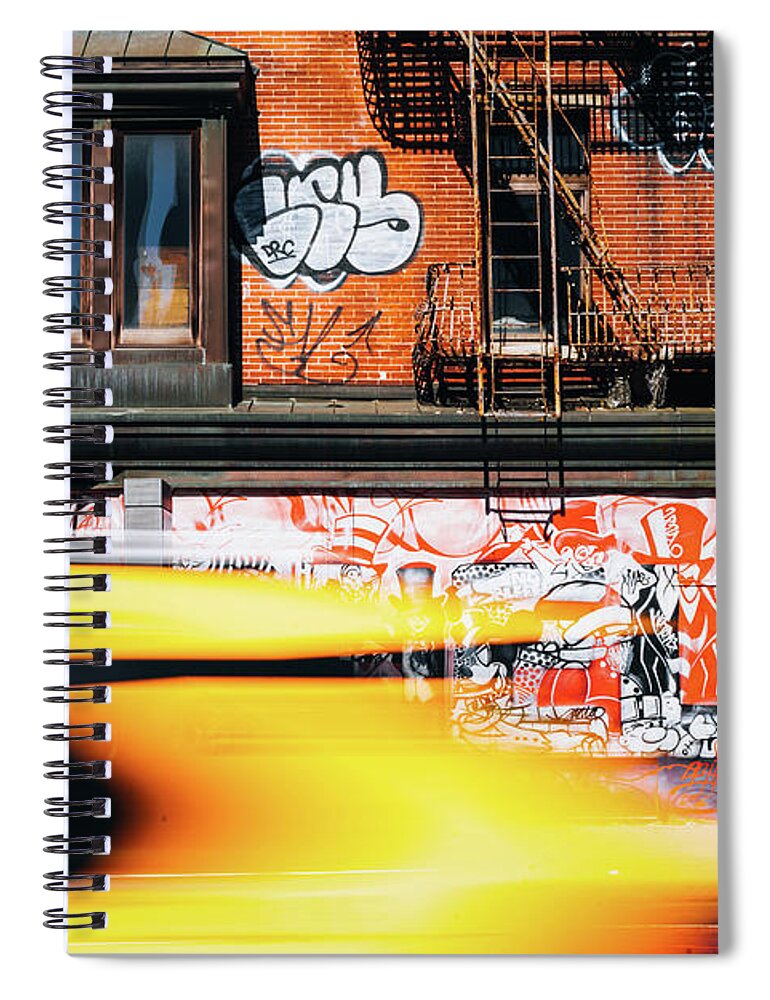 City Spiral Notebook featuring the photograph Streets of NYC by Francesco Riccardo Iacomino