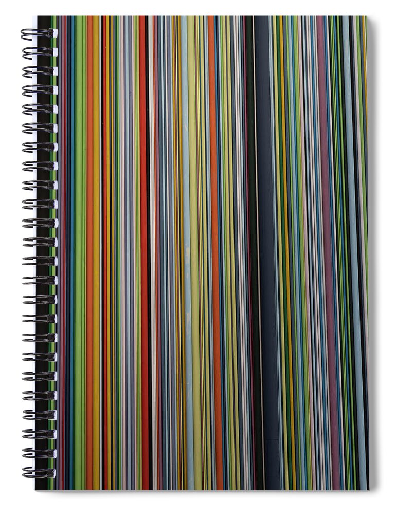 Stripes Spiral Notebook featuring the photograph Stripes by Elaine Teague
