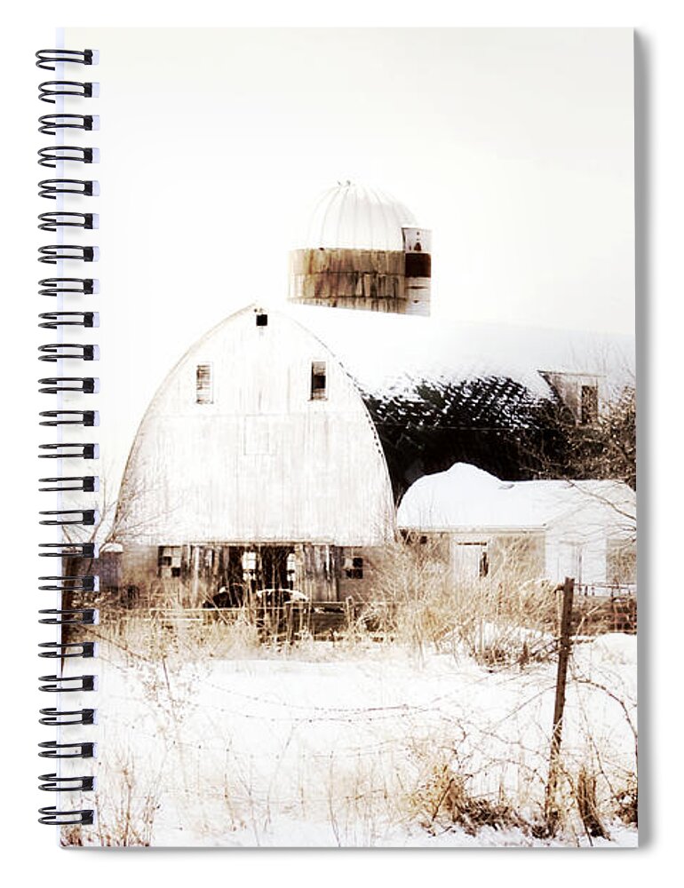 Barn Spiral Notebook featuring the photograph Subtleties by Julie Hamilton