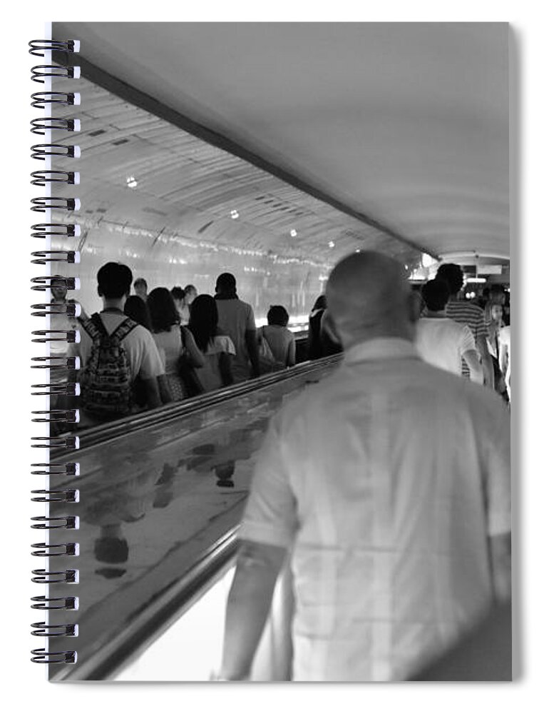 Paris Spiral Notebook featuring the photograph Subway In Paris France by Neil R Finlay