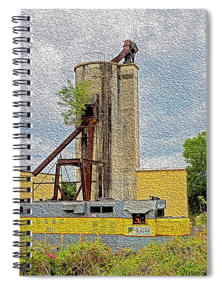 Train Spiral Notebook featuring the photograph Sugar Train by Dart Humeston