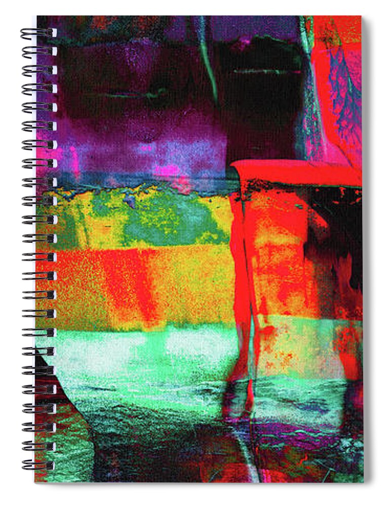 Abstract Spiral Notebook featuring the painting Summer Dream - Colorful Abstract Art Painting by Modern Abstract