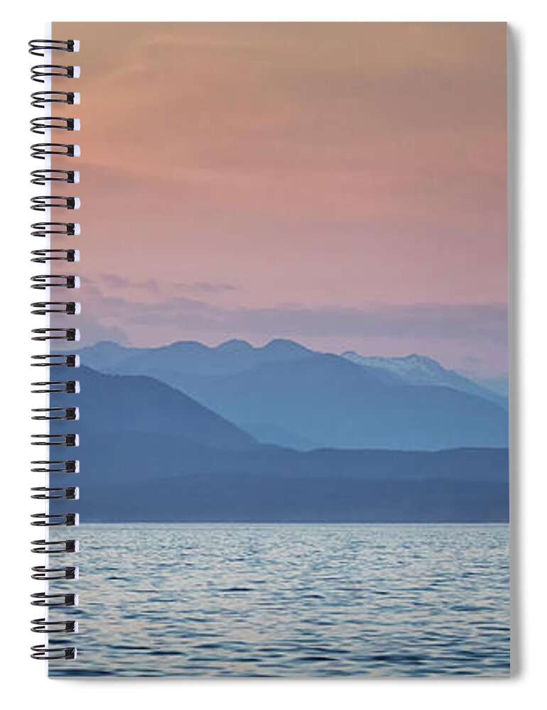 Sunset Spiral Notebook featuring the photograph Summer Pastels by Randy Hall