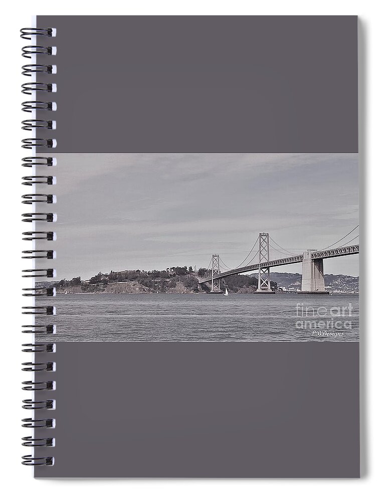  Timeless; Seasons; Spring; Summer; Autumn; Winter; Monumental; Aesthetic; Art; Nature; Photography; “signature Collection”; Lbdesigns; Color; “black And White” Spiral Notebook featuring the photograph Summer Tour WB02 by LBDesigns