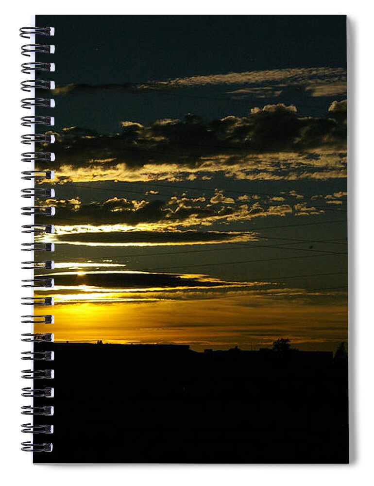  Spiral Notebook featuring the photograph Sun Kissed by Kristy Urain