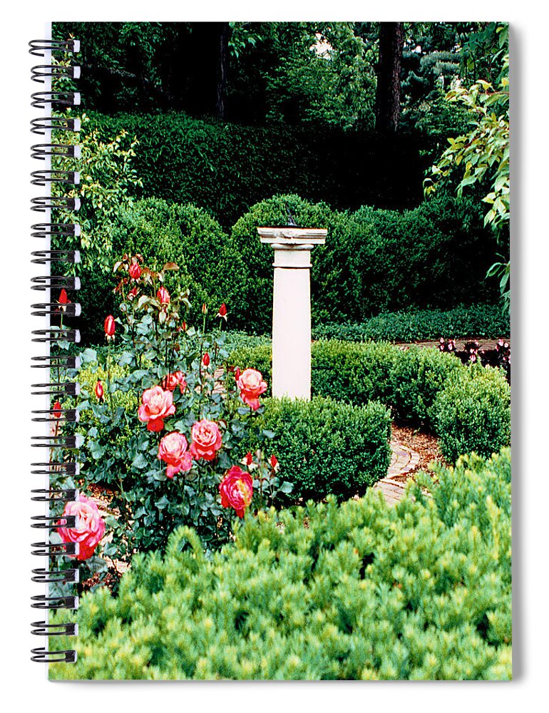 Henry Clay Estate Spiral Notebook featuring the photograph Sundial 94 Squared by Mike McBrayer
